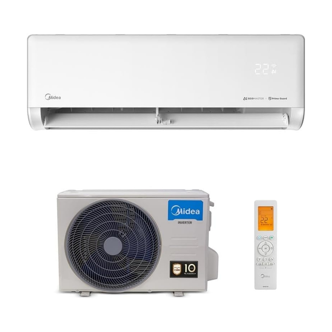 Melhores Ar Condicionados Inverter: TOP 5 modelos aprovados pelos consumidores em 2025 Melhor ar condicionado - Midea HW Inverter Springer Xtreme Save Connect 12.000 BTUs